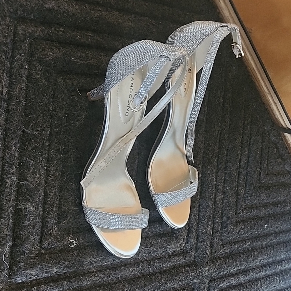 Silver Sandals by Bandolino